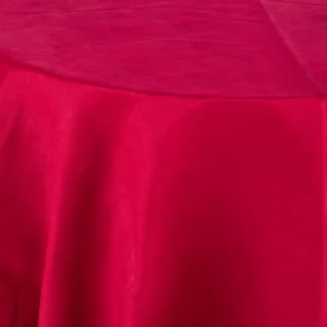 A close-up view of Montana Suede Lipstick Red tablecloth